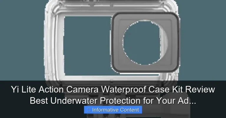 Yi Lite Action Camera Waterproof Case Kit Review Best Underwater Protection for Your Ad...