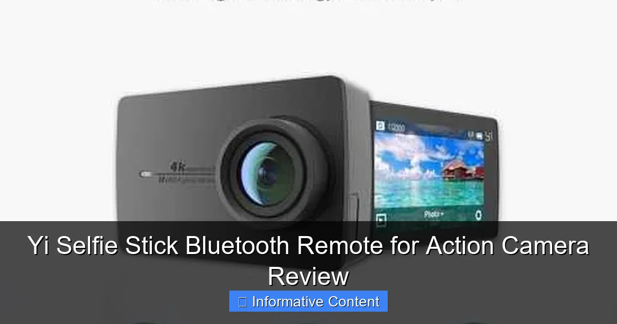 Yi Selfie Stick Bluetooth Remote for Action Camera Review