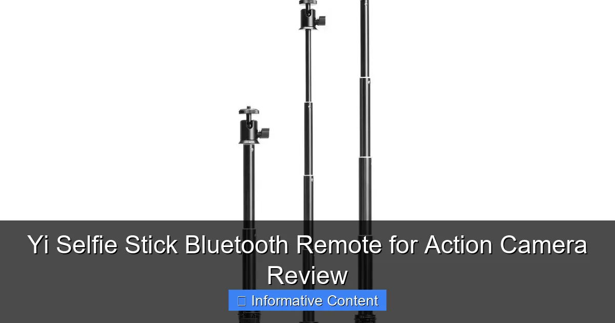 Yi Selfie Stick Bluetooth Remote for Action Camera Review