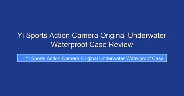 Yi Sports Action Camera Original Underwater Waterproof Case Review