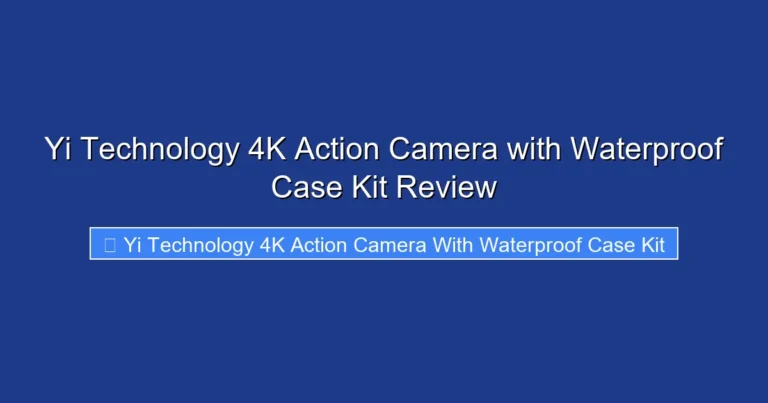 Yi Technology 4K Action Camera with Waterproof Case Kit Review