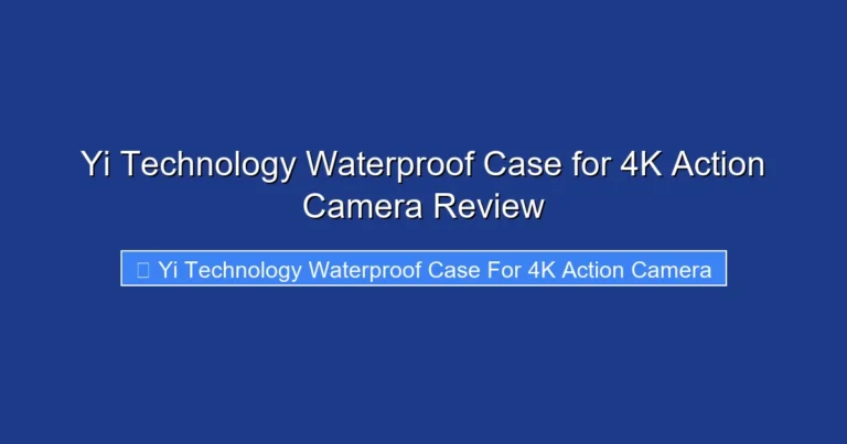 Yi Technology Waterproof Case for 4K Action Camera Review