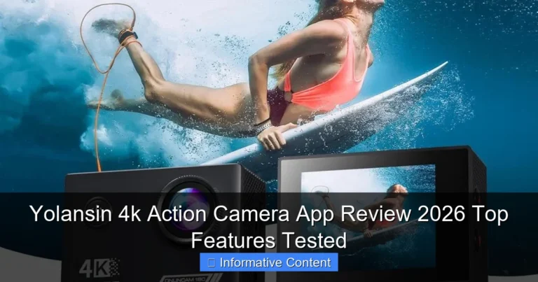 Yolansin 4k Action Camera App Review 2026 Top Features Tested