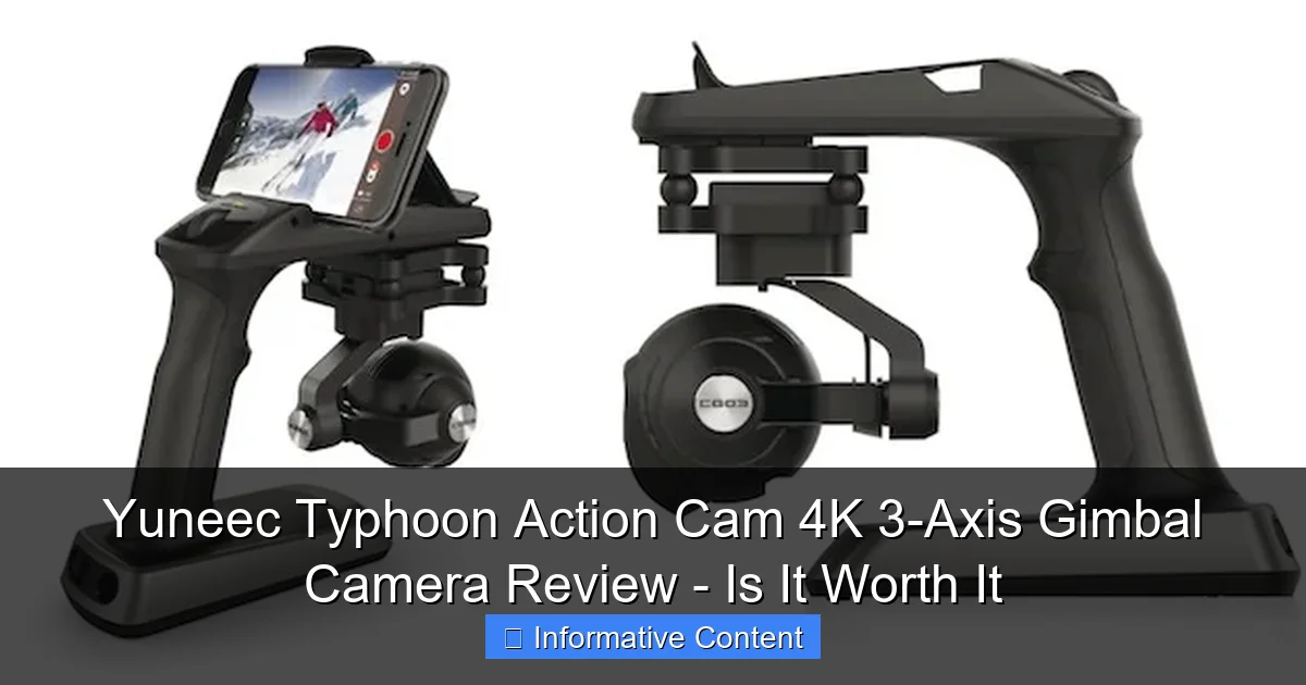 Yuneec Typhoon Action Cam 4K 3-Axis Gimbal Camera Review - Is It Worth It