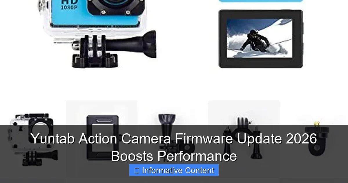 Yuntab Action Camera Firmware Update 2026 Boosts Performance