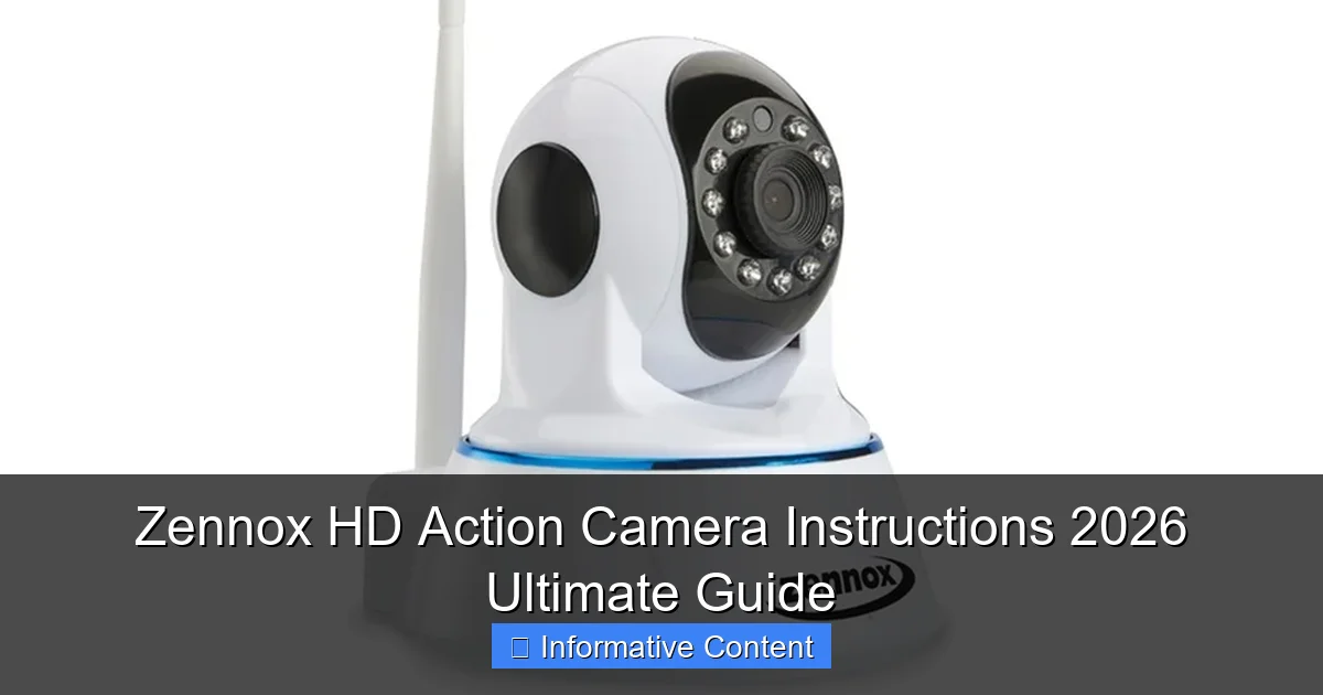 Zennox HD Action Camera Instructions 2026 Ultimate Guide