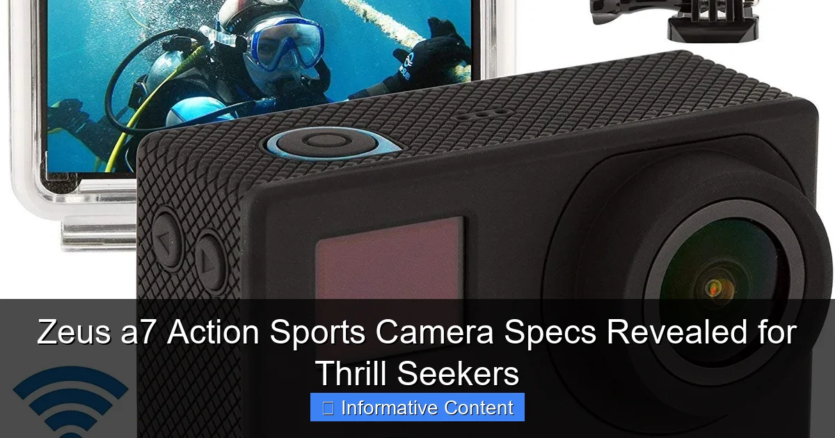 Zeus a7 Action Sports Camera Specs Revealed for Thrill Seekers
