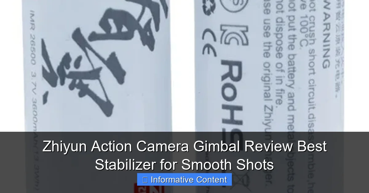 Zhiyun Action Camera Gimbal Review Best Stabilizer for Smooth Shots