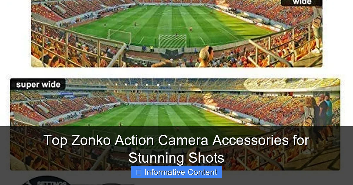 Top Zonko Action Camera Accessories for Stunning Shots