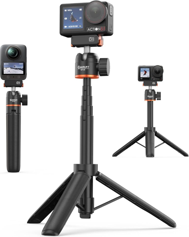 21.4″ Osmo Action Selfie Stick Tripod Review 2026: Best 2-in-1 for DJI Action 5