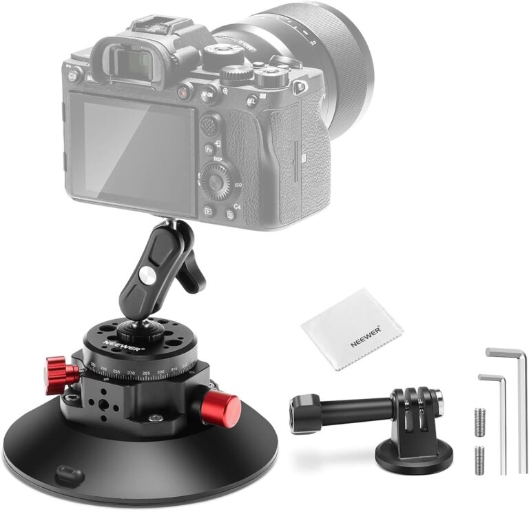 NEEWER 6″ Suction Cup Camera Mount Review 2026: Best GoPro Windshield Mount?