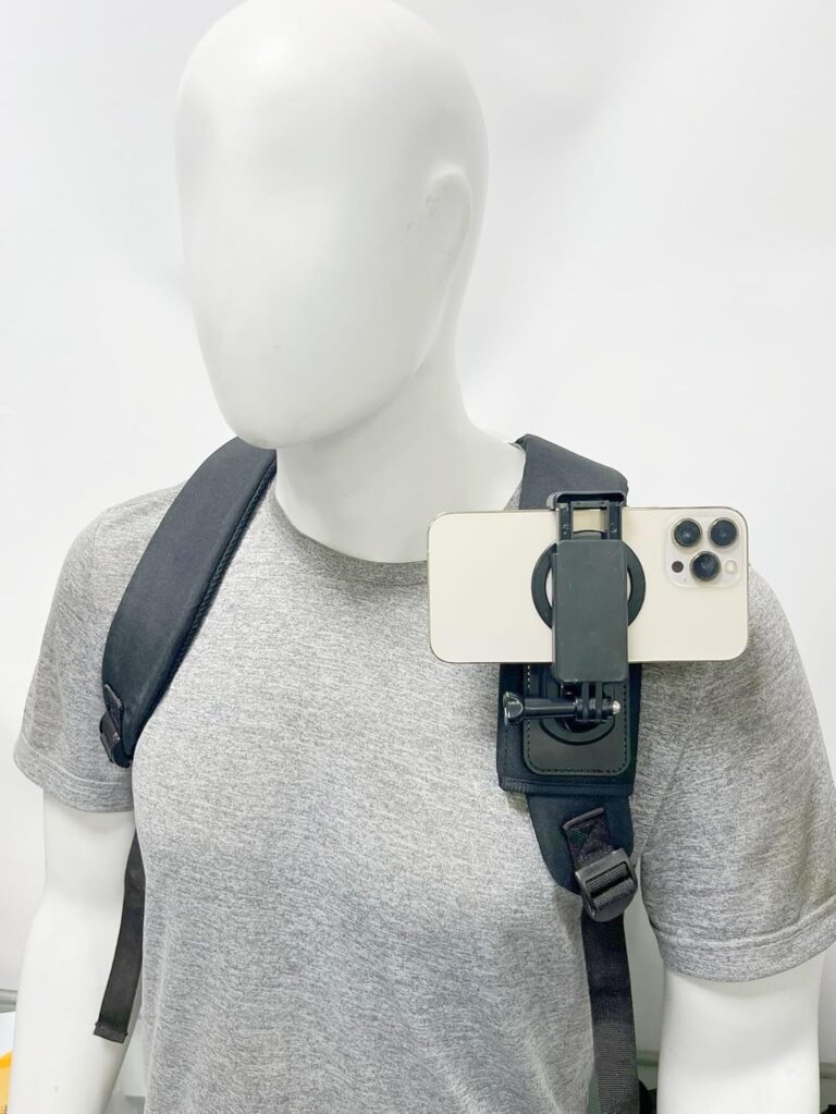 Shoulder Strap Backpack Clip Review 2026: 360° Rotating Phone Mount for GoPro He